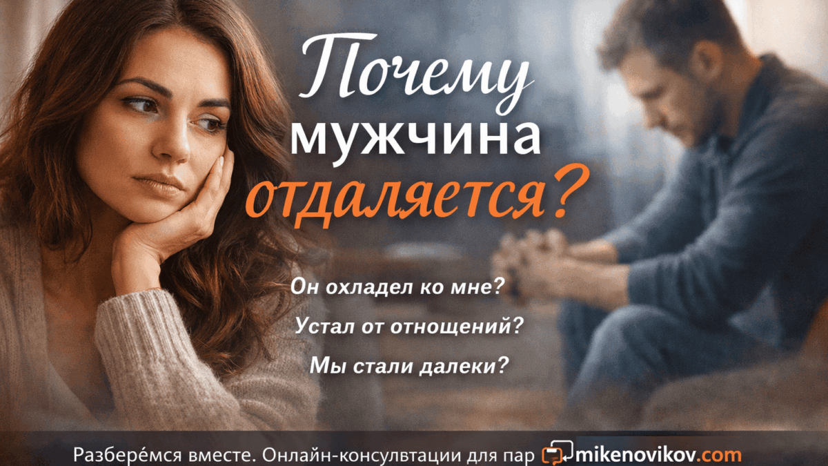 мужчина отдаляется