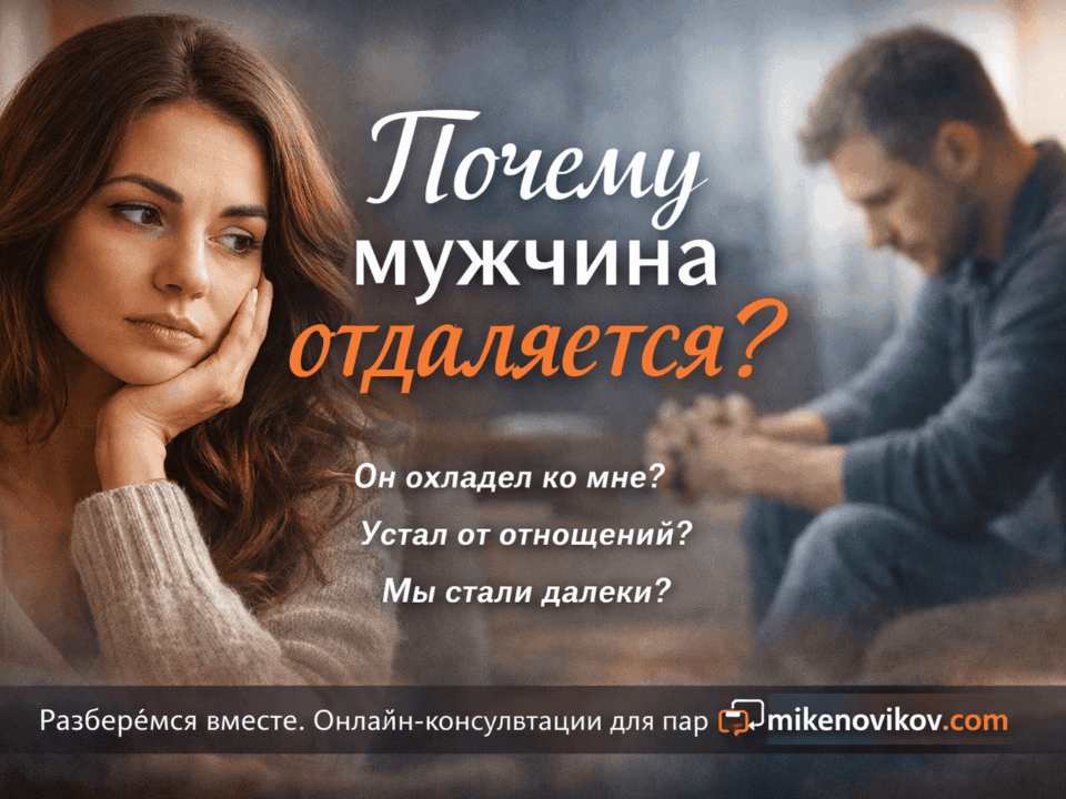 мужчина отдаляется