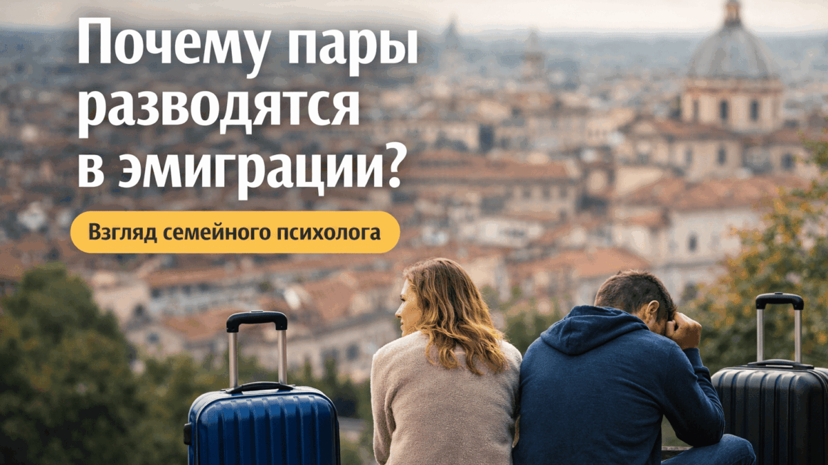 почему пары разводятся в эмиграции
