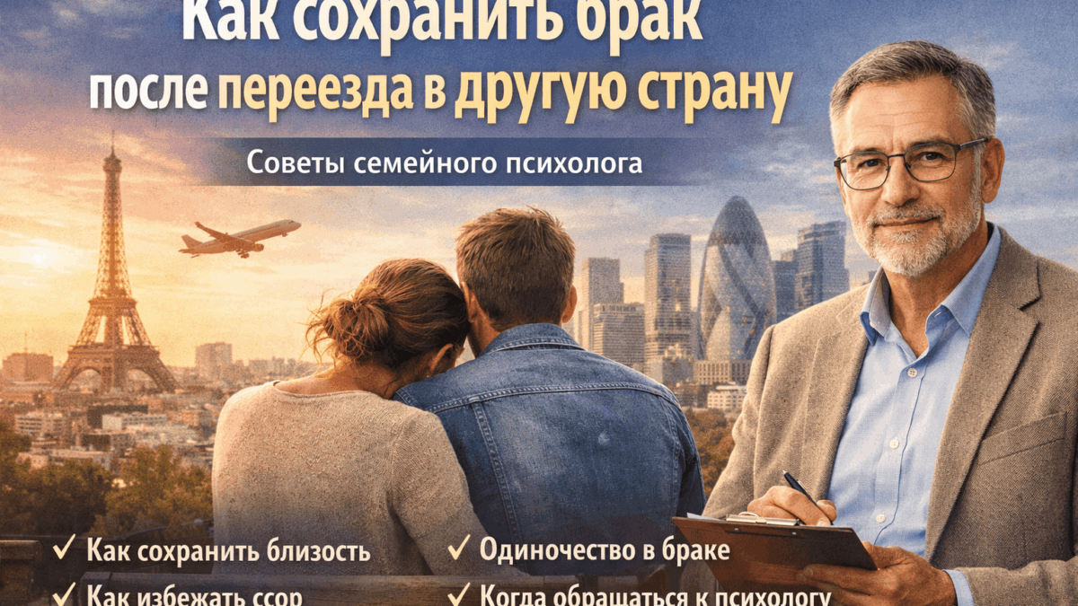 как сохранить брак после переезда