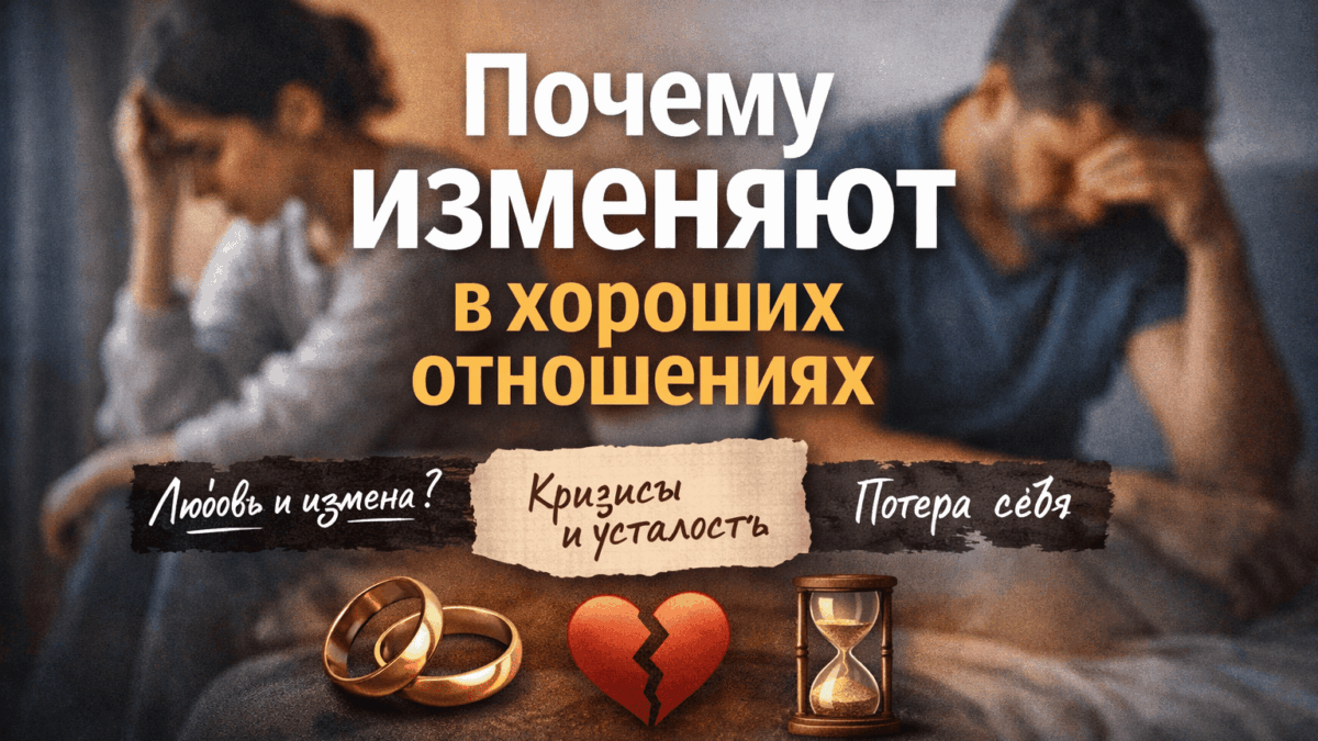 почему изменяют в хороших отношениях