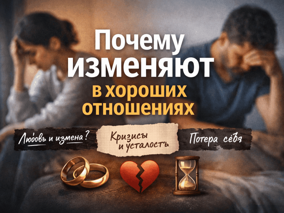 почему изменяют в хороших отношениях