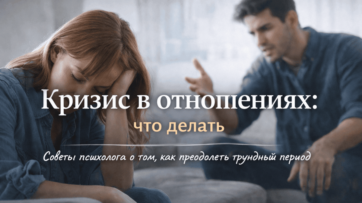 кризис в отношениях что делать