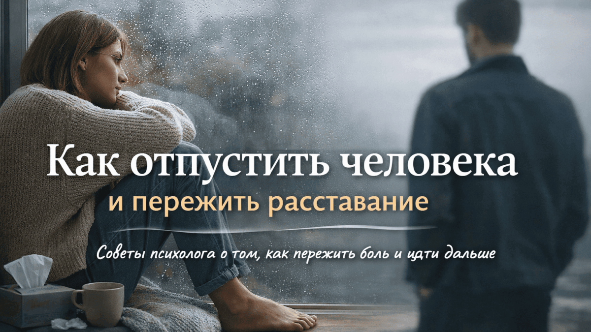 как отпустить человека и пережить расставание