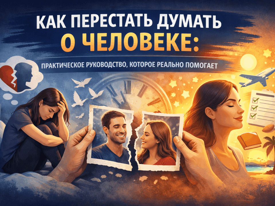 как перестать думать о человеке