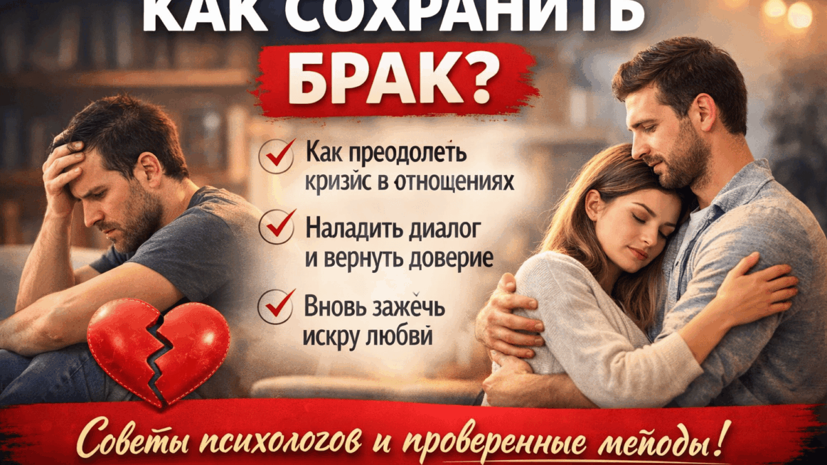 как сохранить брак