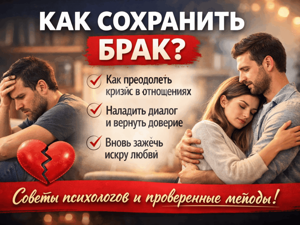 как сохранить брак